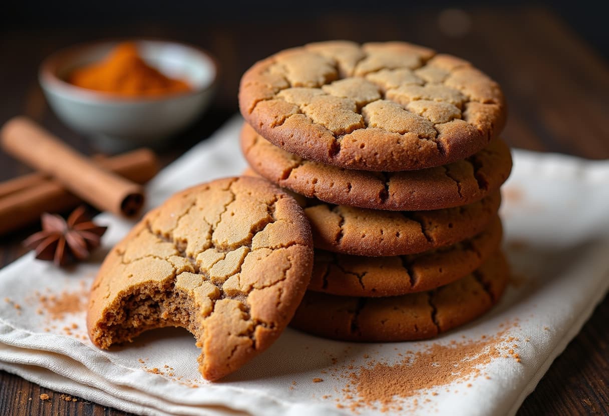 Keto Gingersnap Cookies