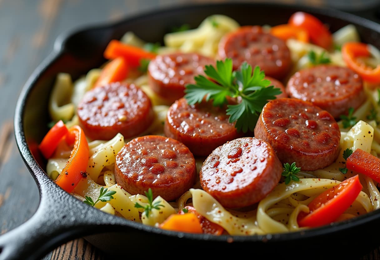 Keto Kielbasa Skillet
