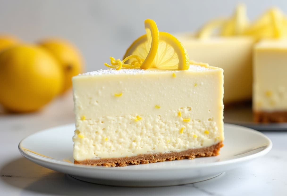 Keto Lemon Cheesecake