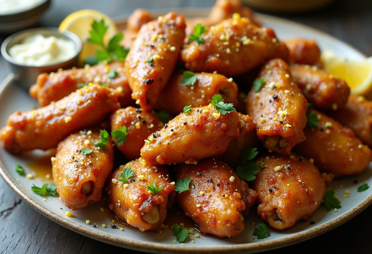 Keto Lemon Pepper Wings