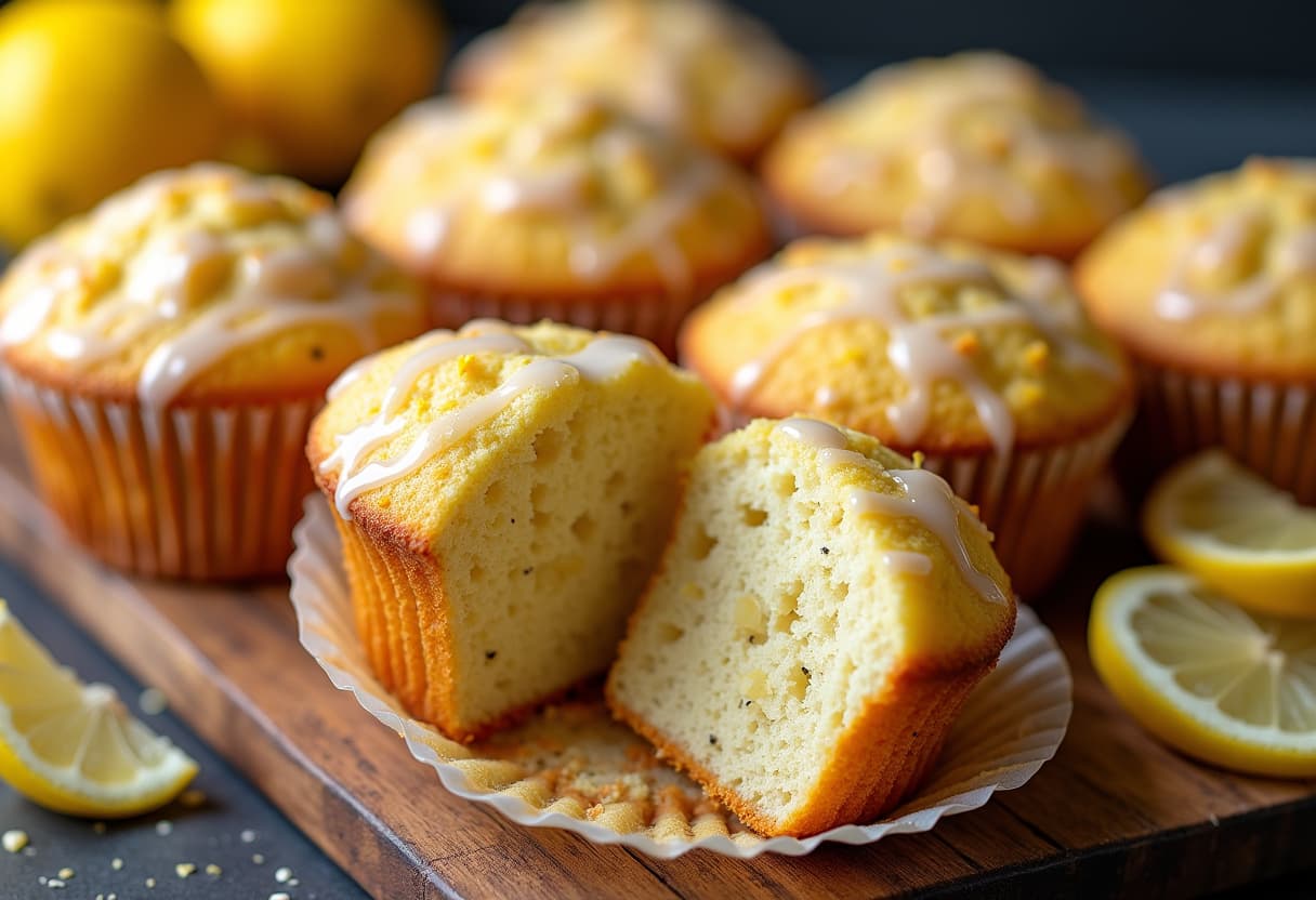 Keto Lemon Poppy Seed Muffins