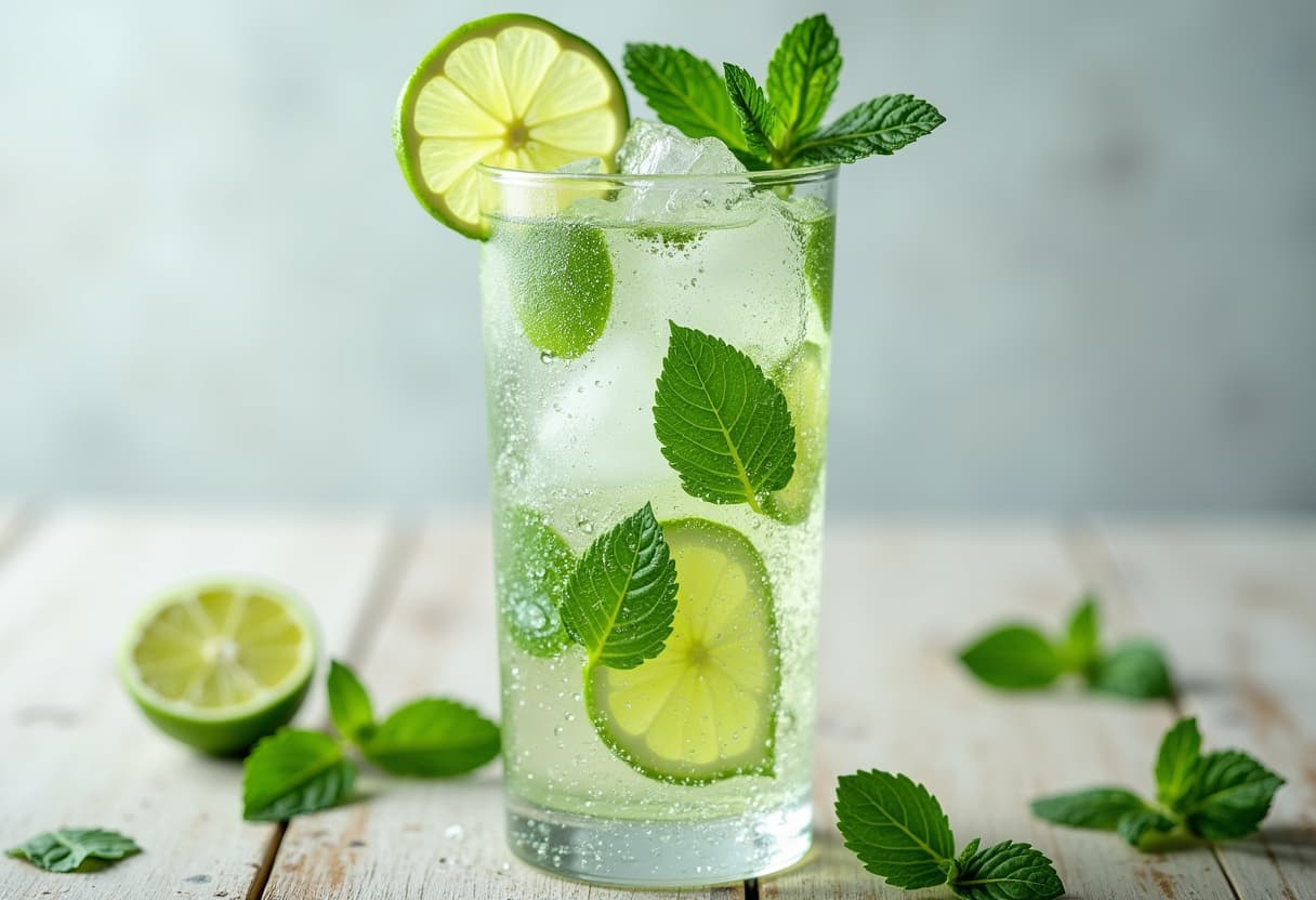 Keto Mojito Mocktail