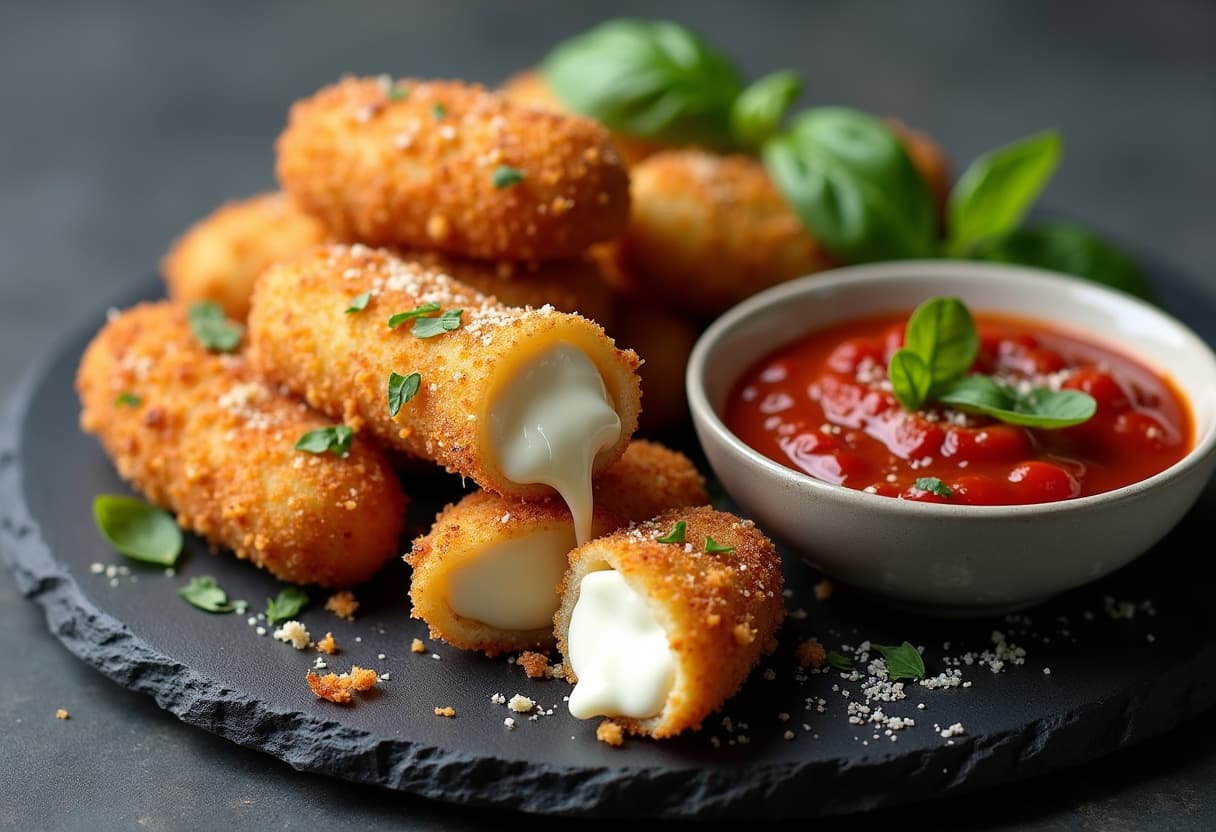 Keto Mozzarella Sticks