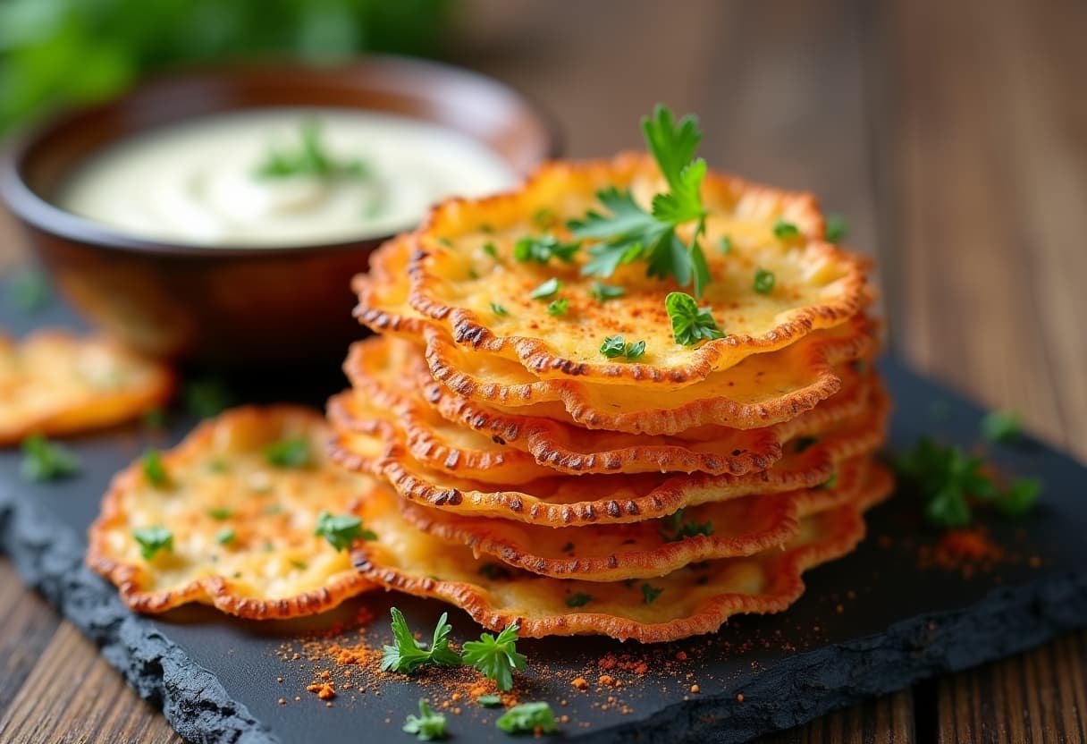 Keto Parmesan Crisps