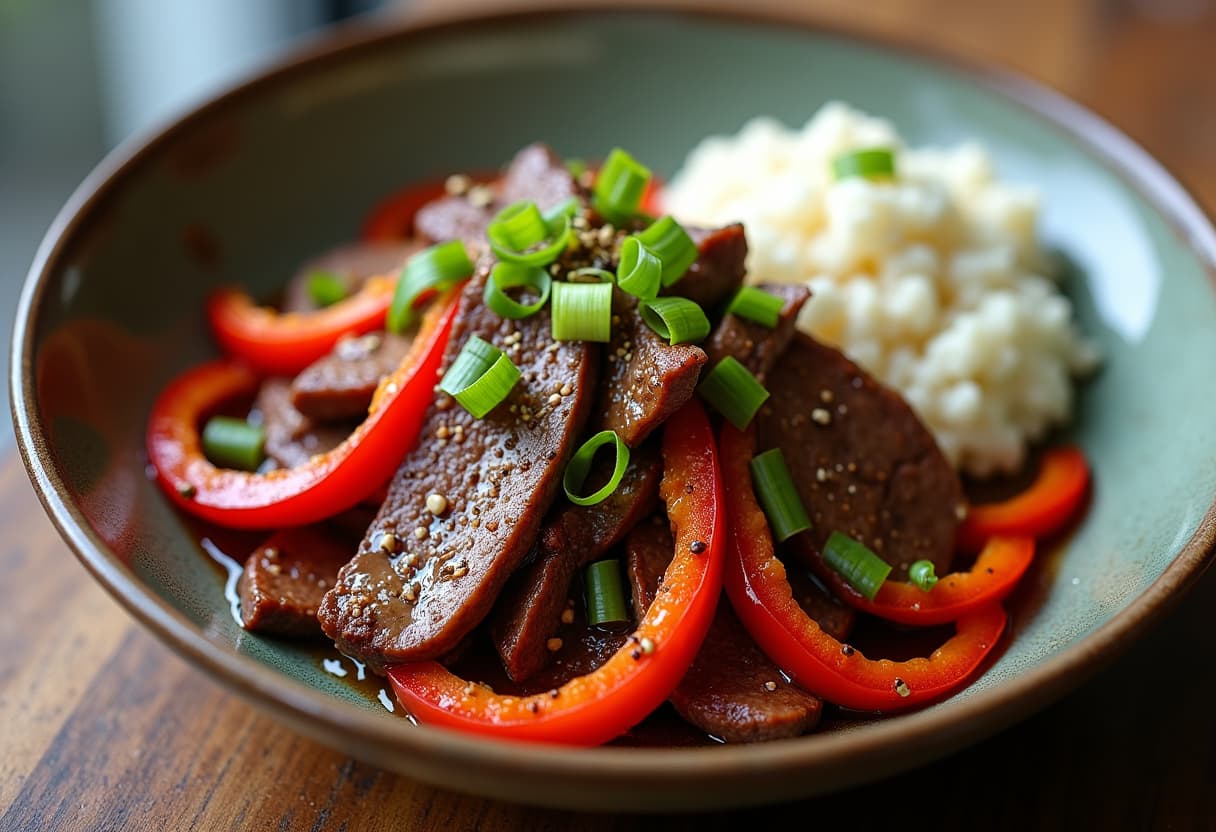Keto Pepper Steak