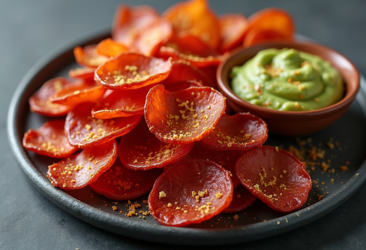 Keto Pepperoni Chips