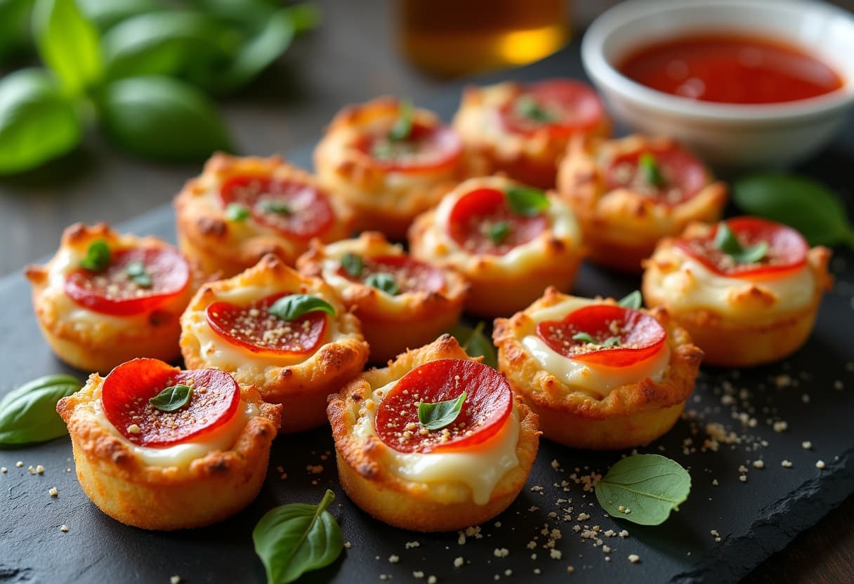 Keto Pizza Bites