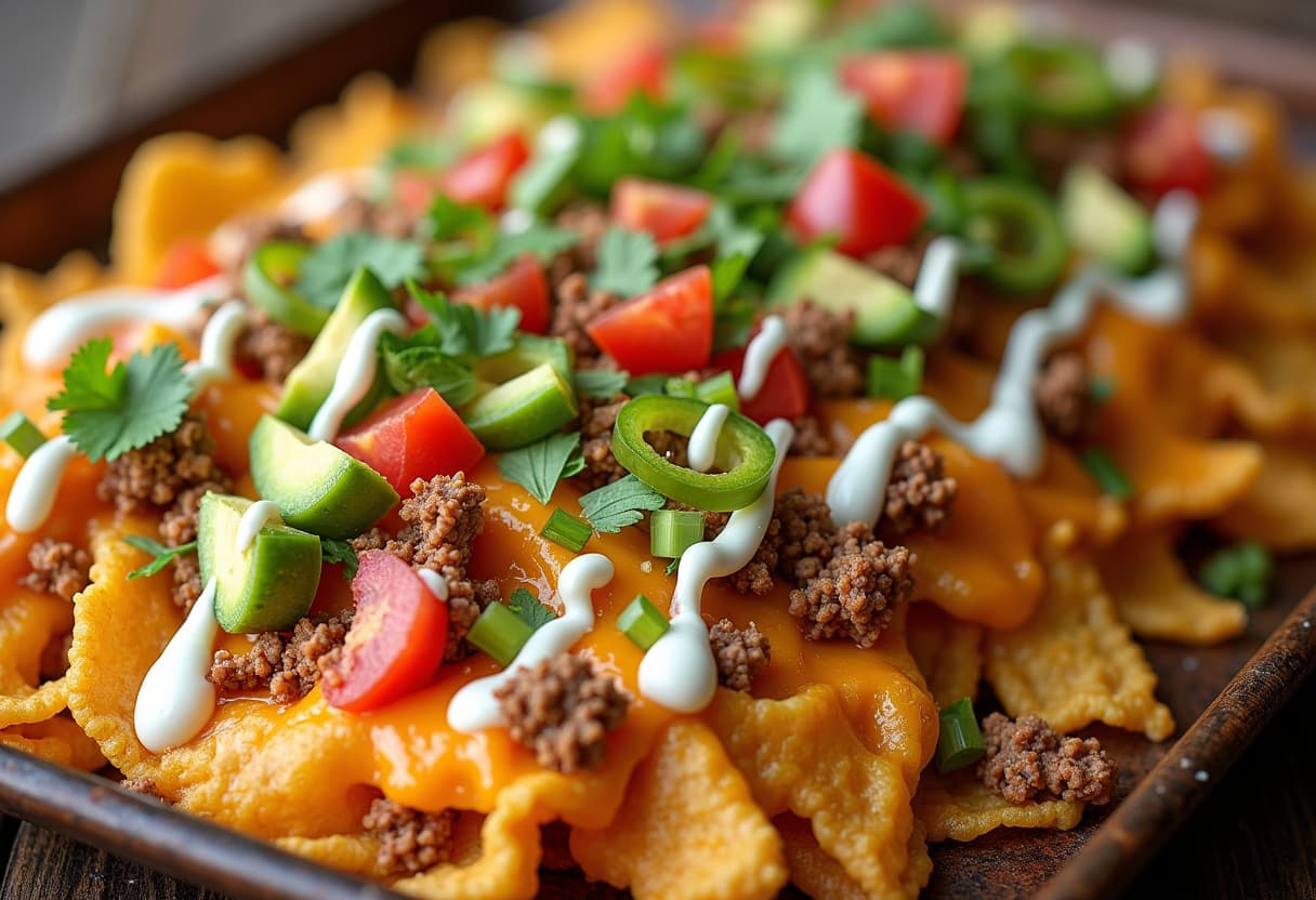 Keto Pork Rind Nachos