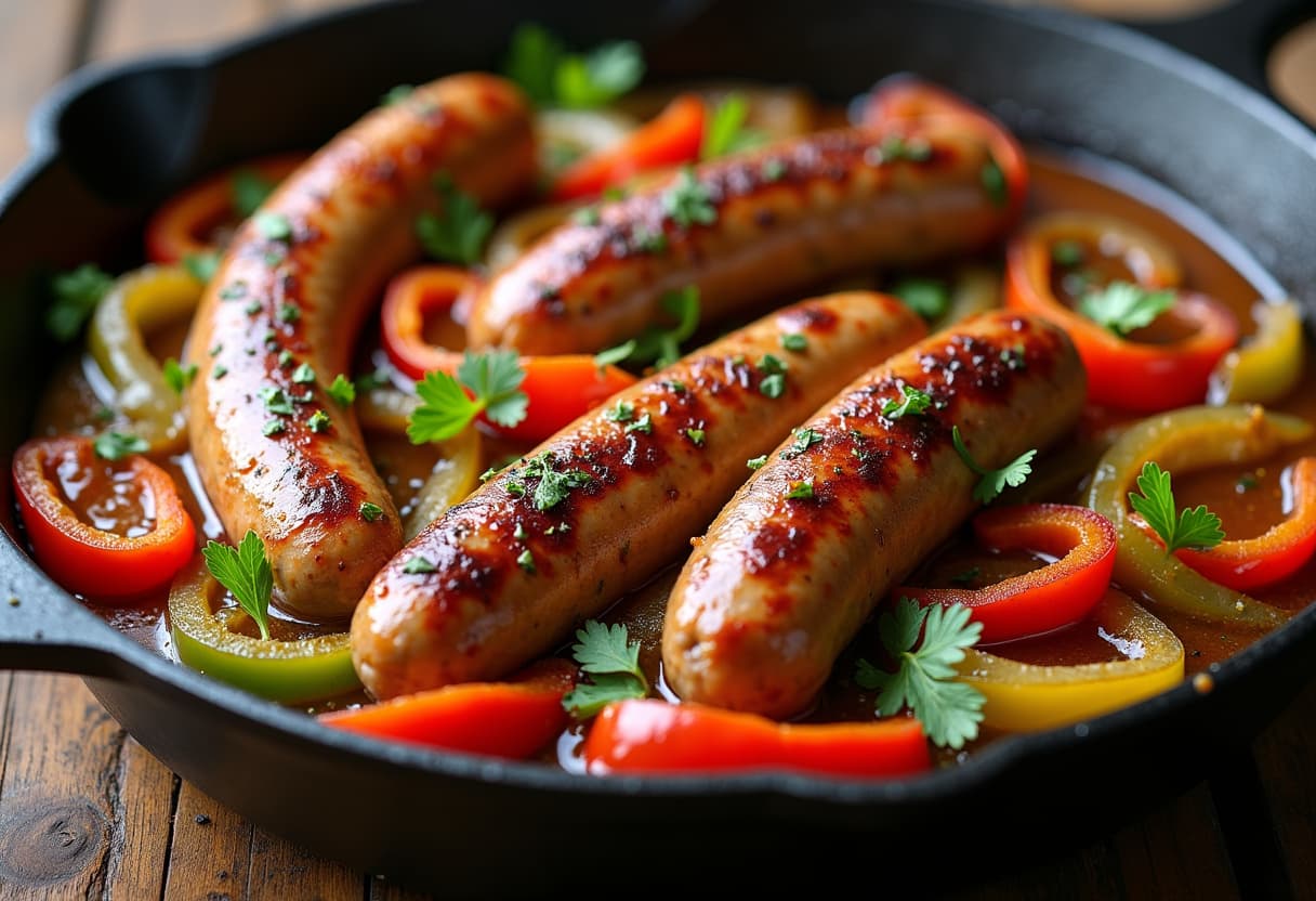 Keto Sausage And Peppers