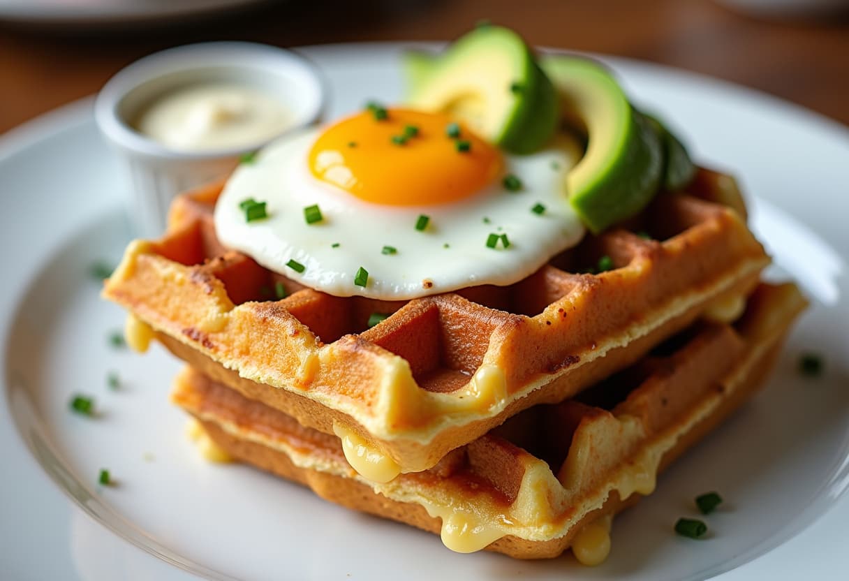 Keto Sausage Chaffle