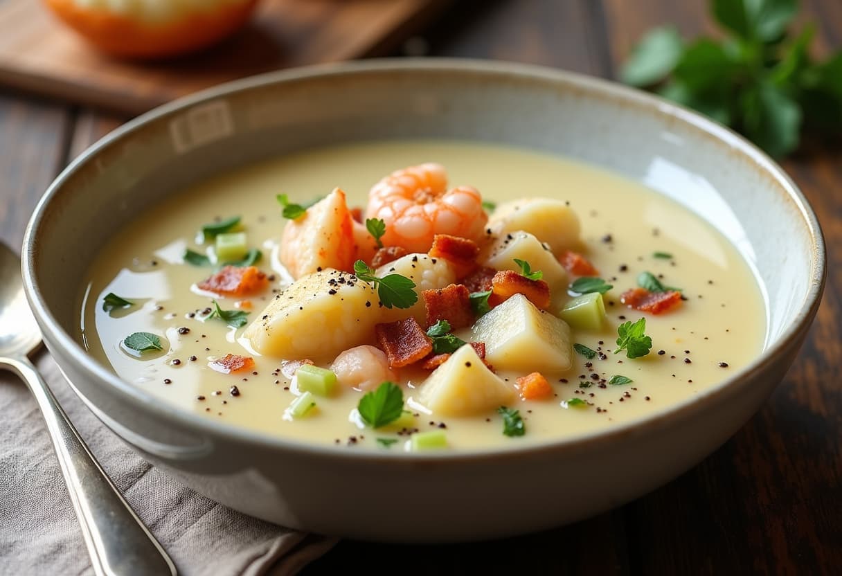 Keto Seafood Chowder