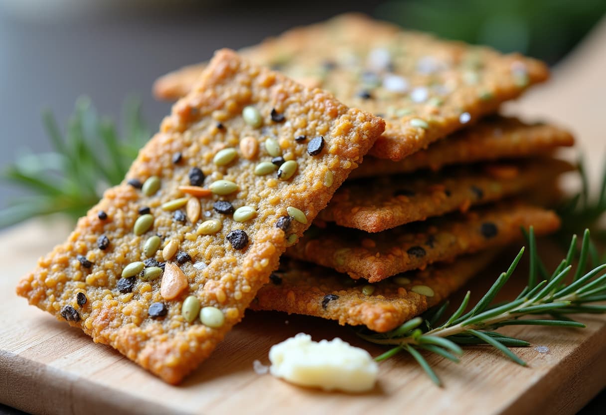 Keto Seed Crackers