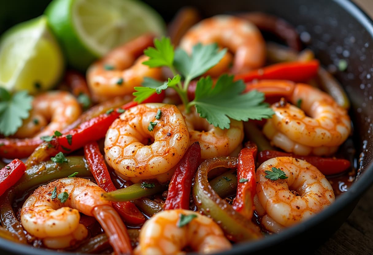 Keto Shrimp Fajitas