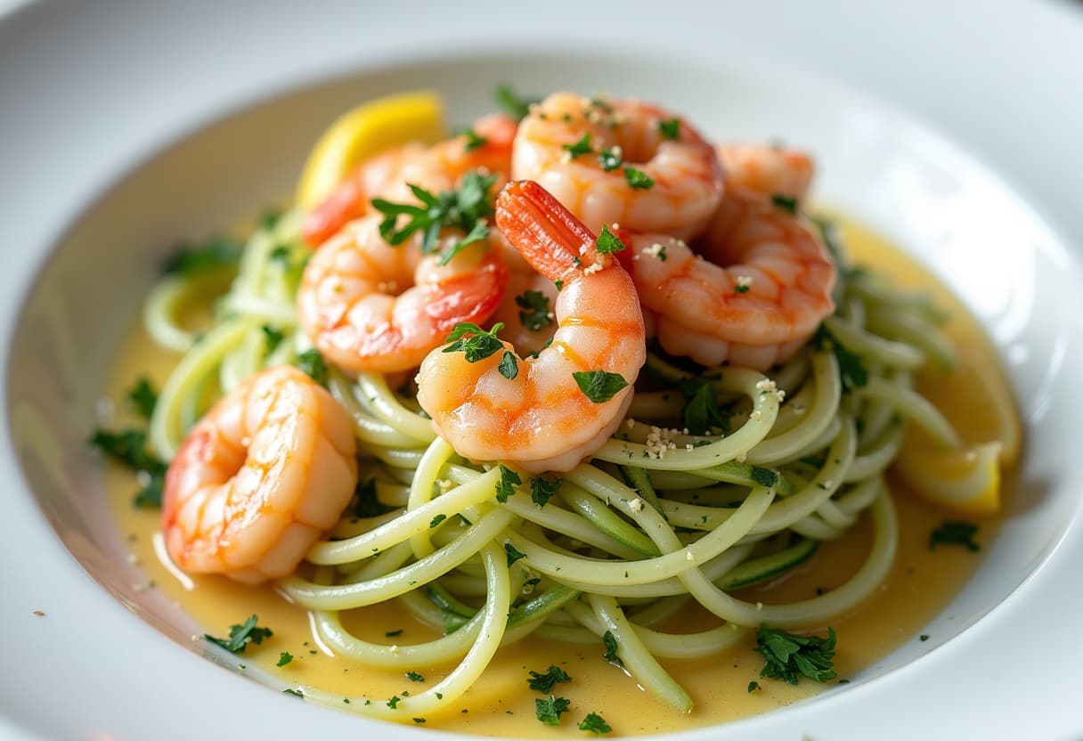 Keto Shrimp Scampi