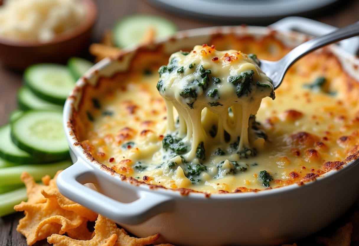 Keto Spinach Artichoke Dip