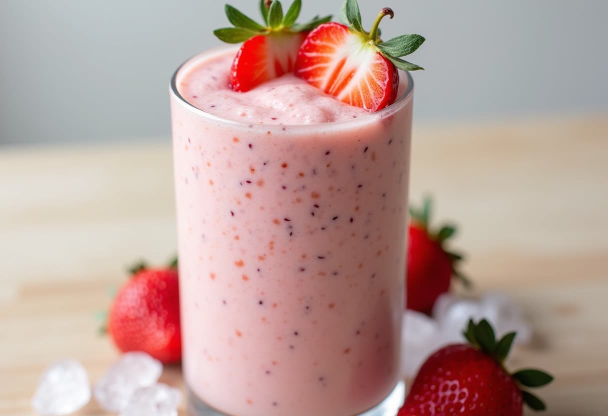 Keto Strawberry Smoothie