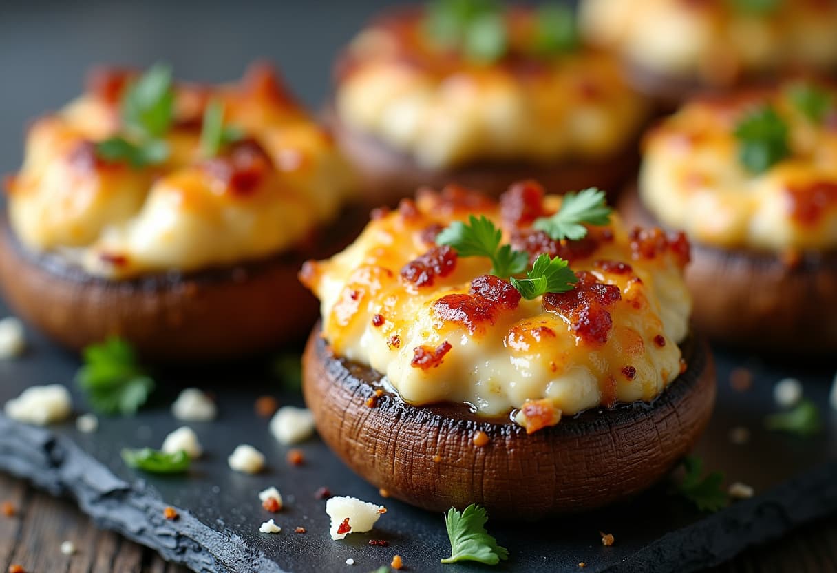 Keto Stuffed Mushrooms