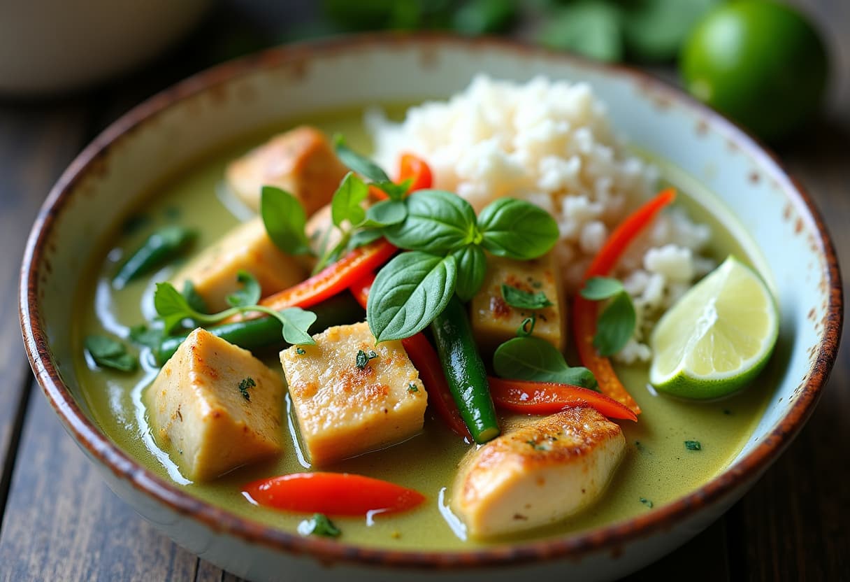 Keto Thai Green Curry Chicken