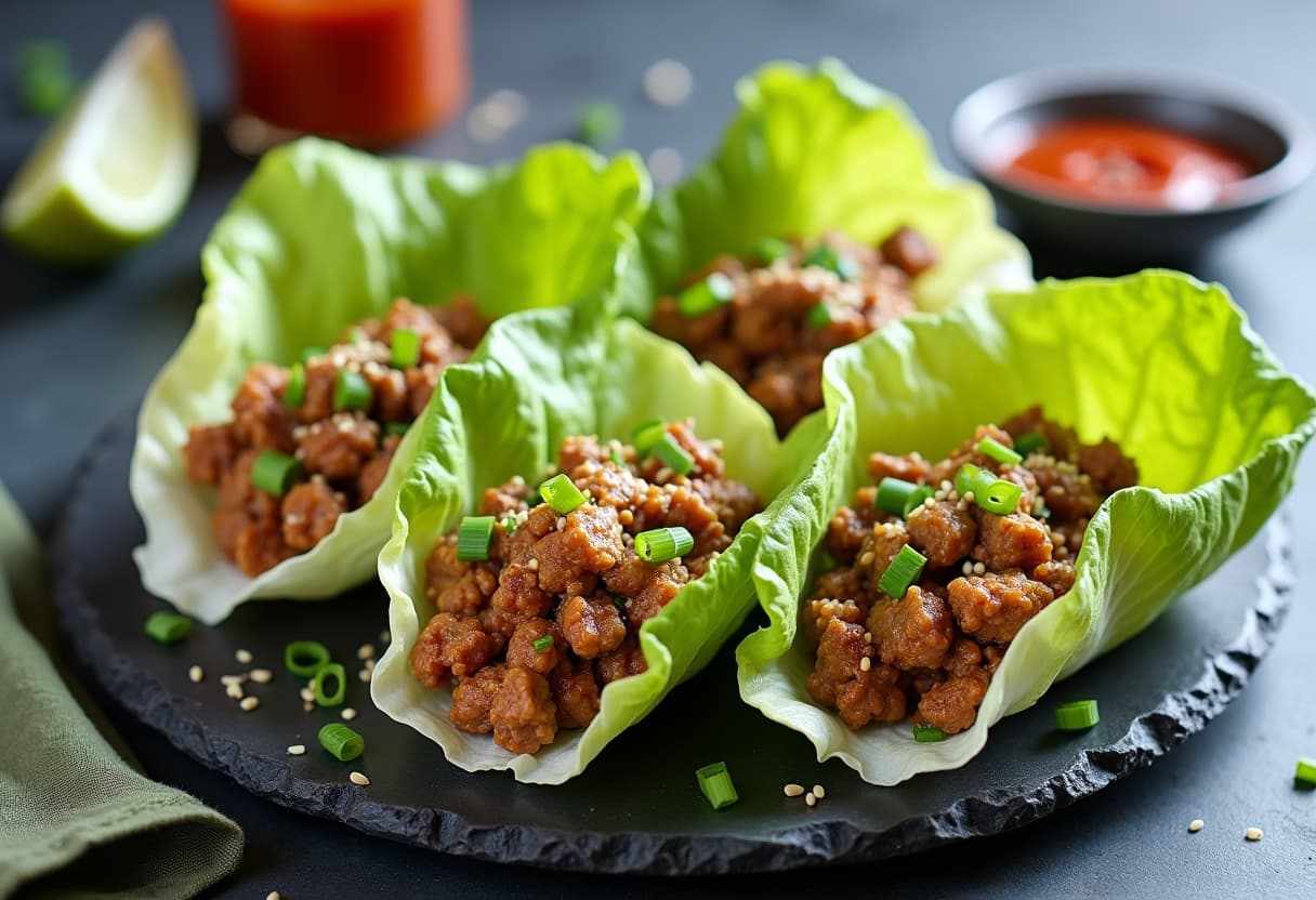 Keto Turkey Lettuce Wraps