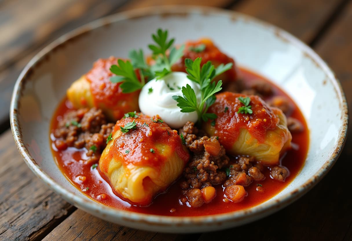 Keto Unstuffed Cabbage Rolls