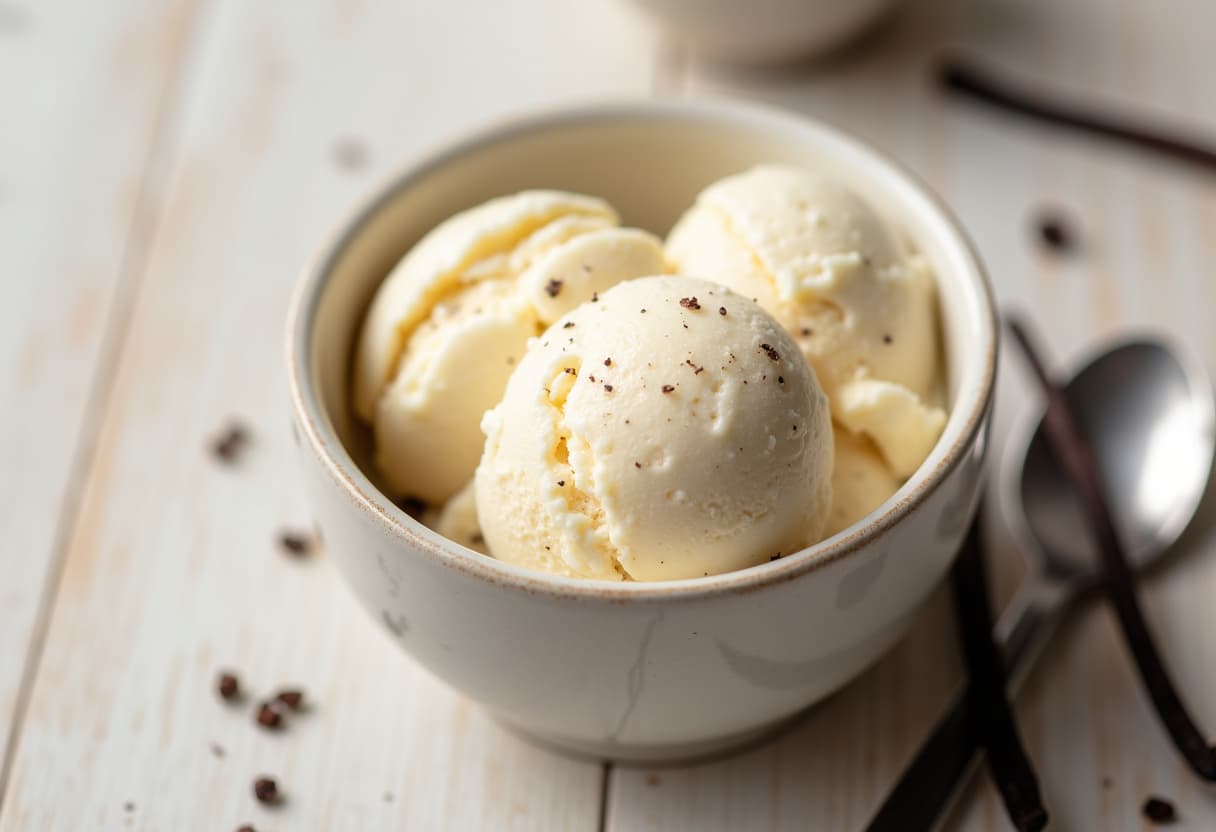 Keto Vanilla Ice Cream
