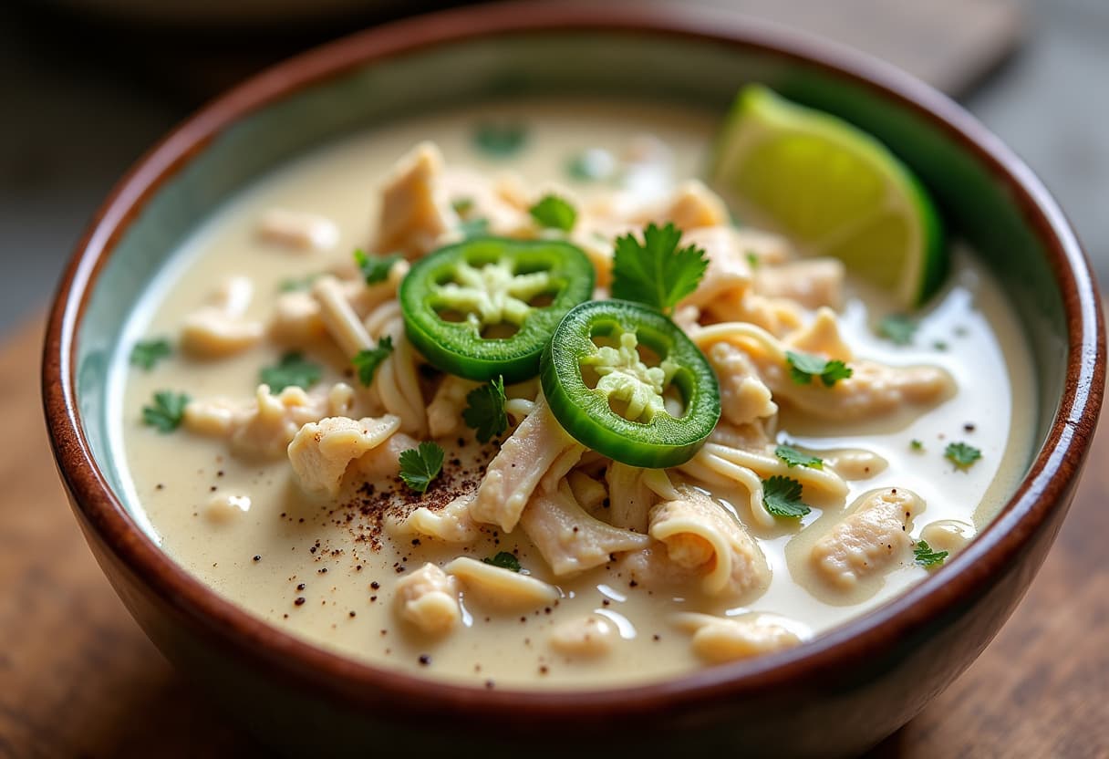 Keto White Chicken Chili