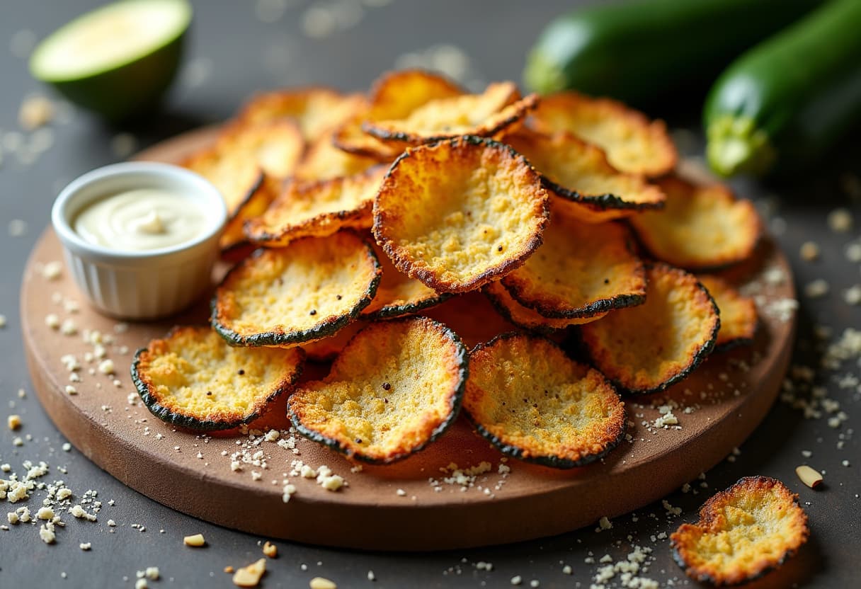 Keto Zucchini Chips