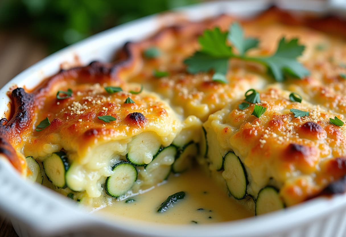 Keto Zucchini Gratin