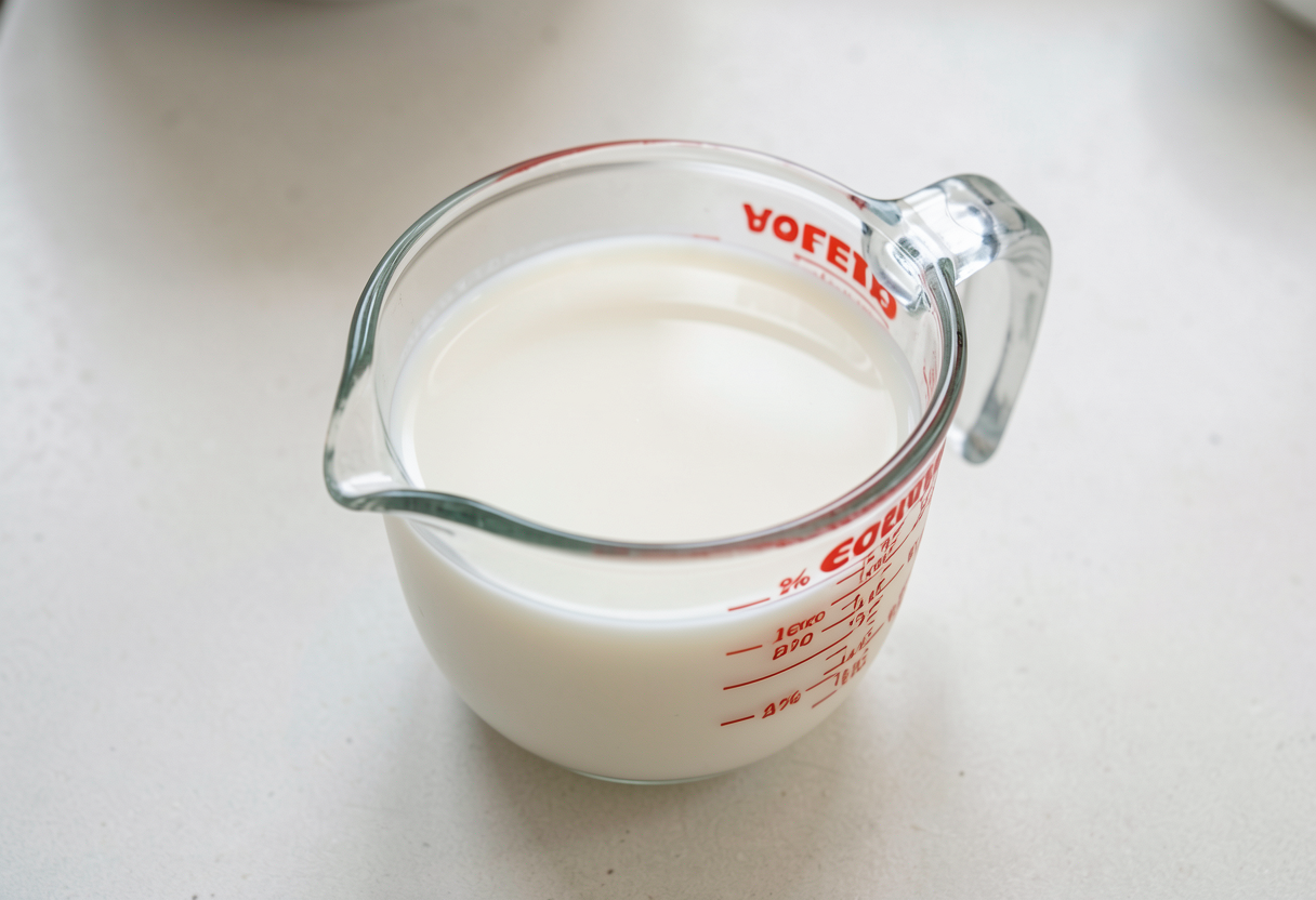 1/2 Cup 2% Milk