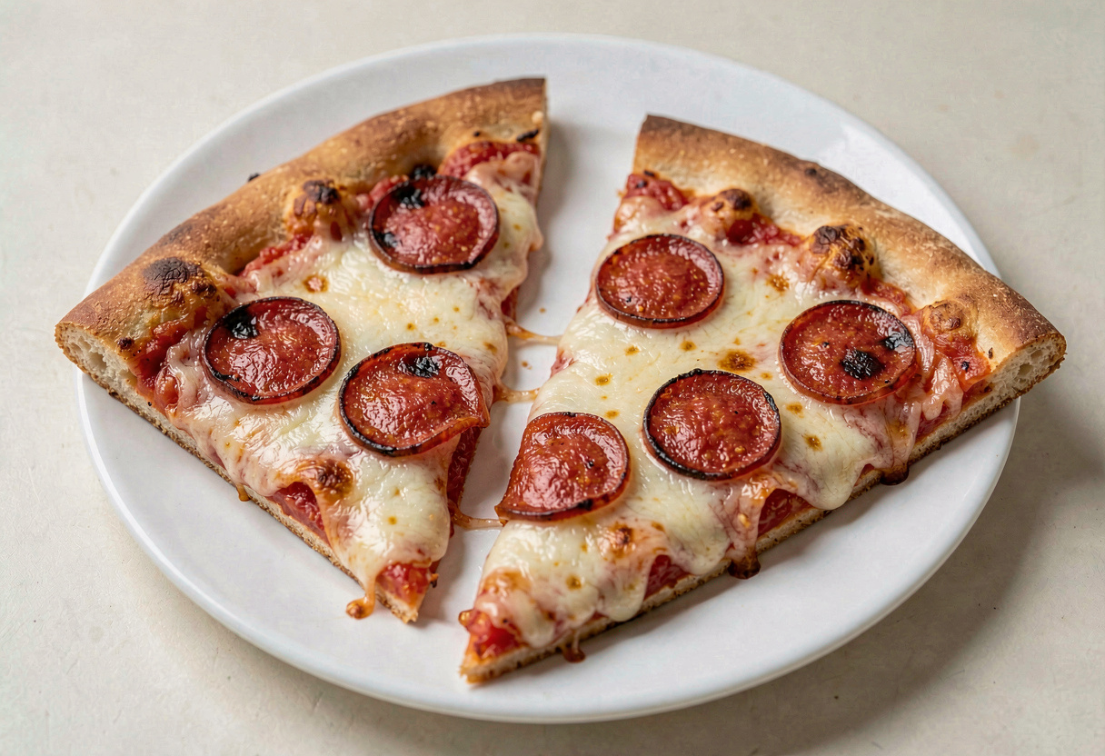 2 Slices Pepperoni Pizza
