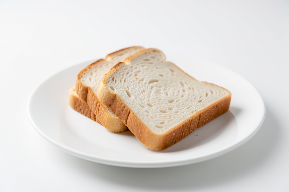 2 Slices White Bread
