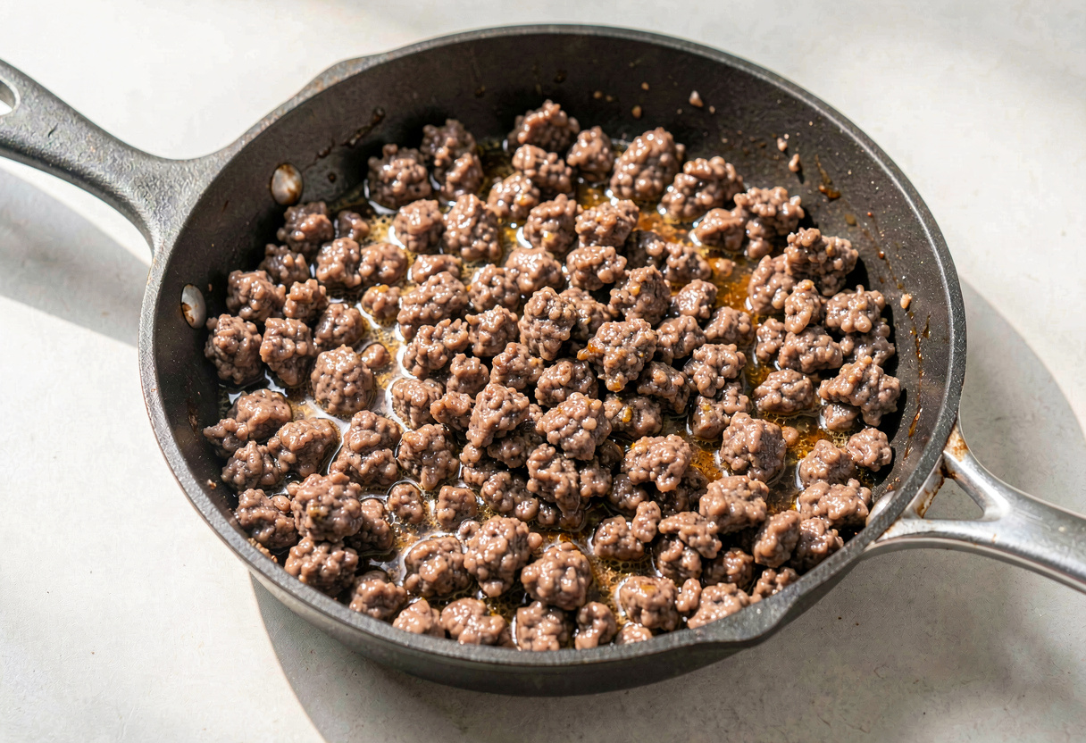 80/20 Ground Beef (Cooked)