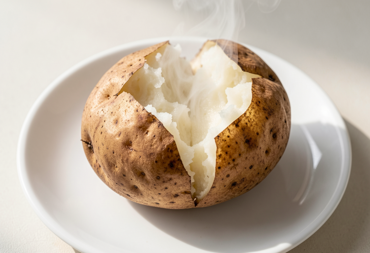 A Large Russet Potato