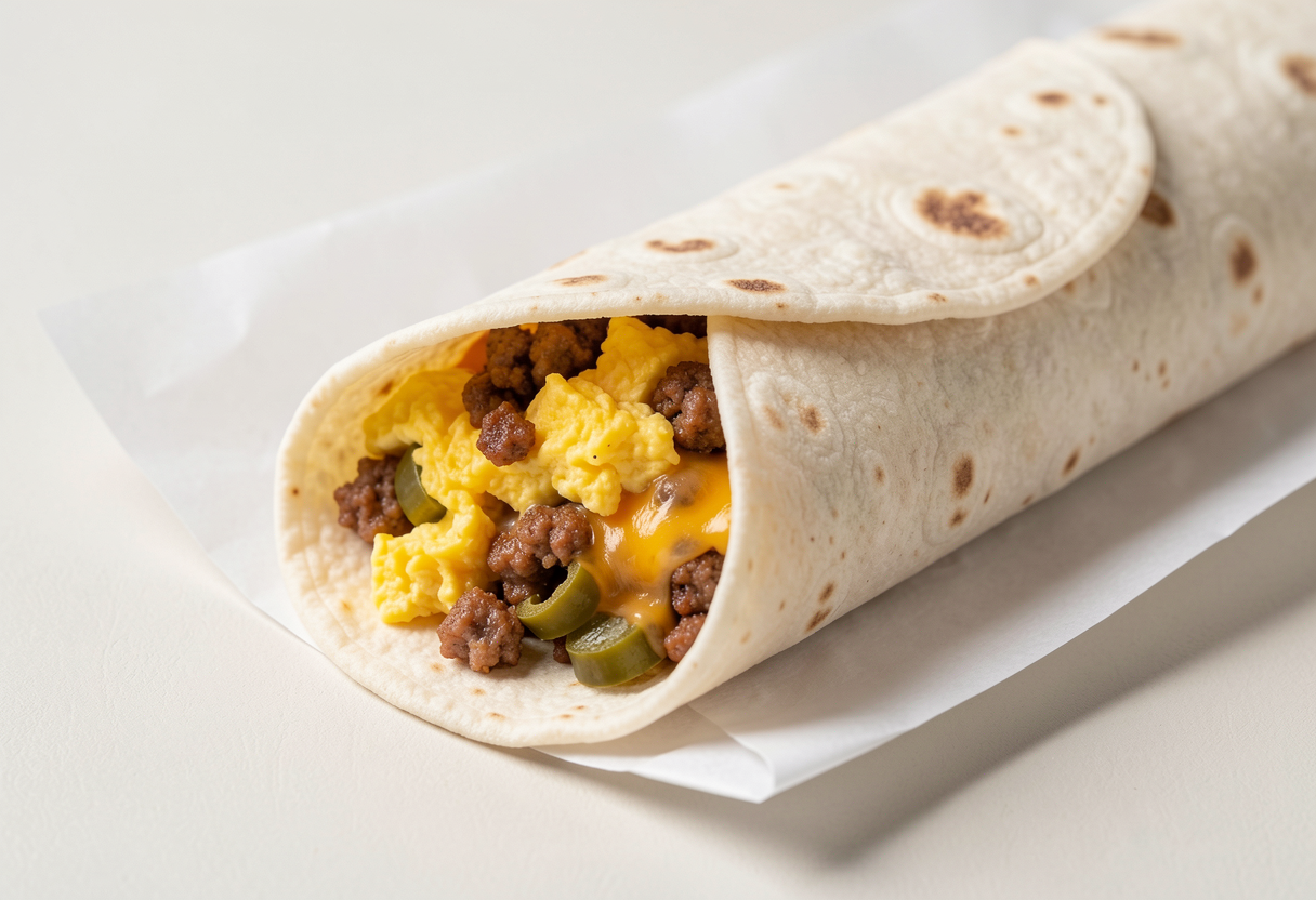McDonald's Sausage Breakfast Burrito