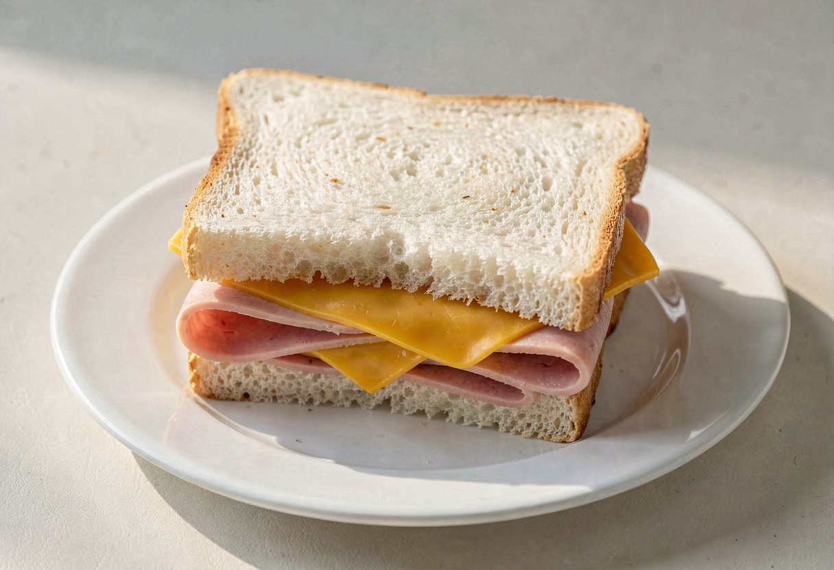 Ham Sandwich with Cheese