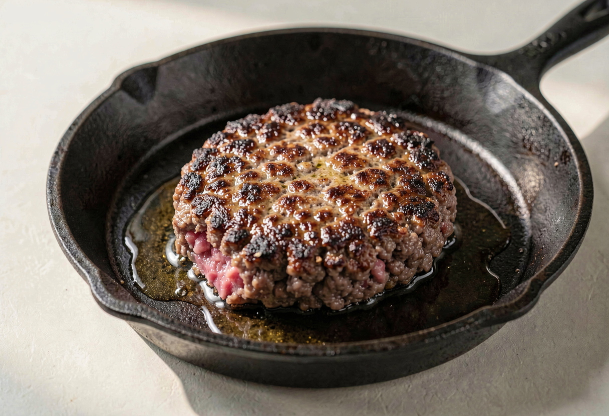 Ground Beef Hamburger Patty