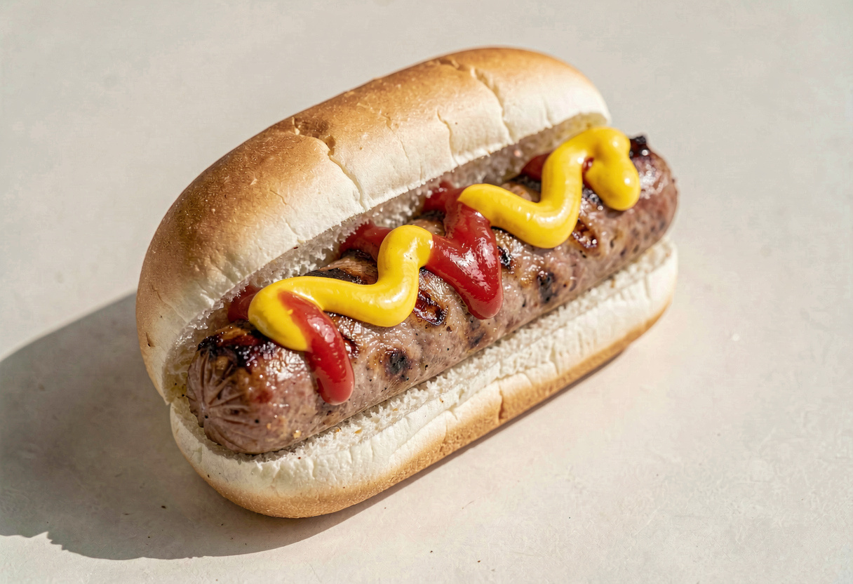 Hot Dog with Bun