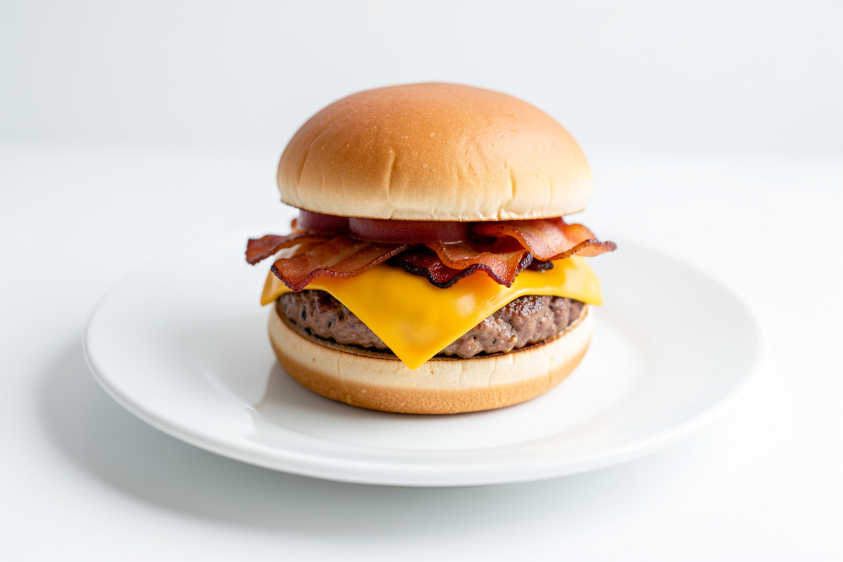 Wendy's Jr. Bacon Cheeseburger
