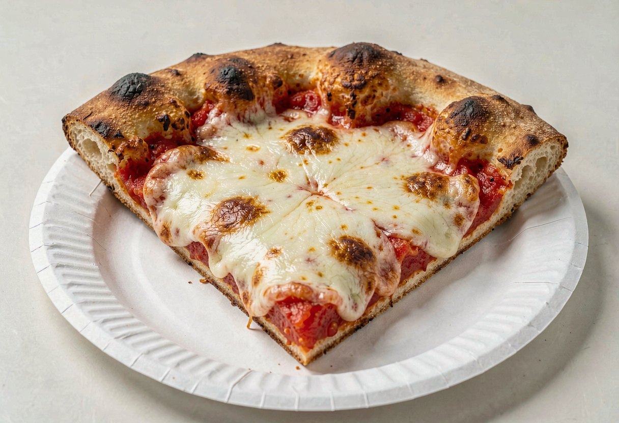Mellow Mushroom Cheese Pizza (Medium Slice)