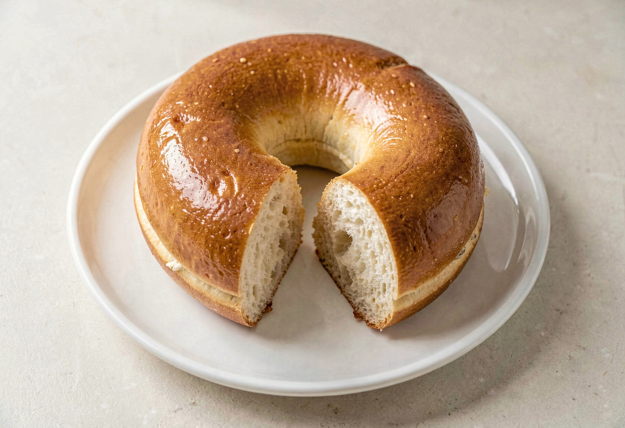 Panera Bread Plain Bagel