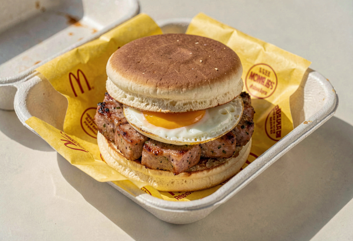 McDonald's Sausage McMuffin with Egg
