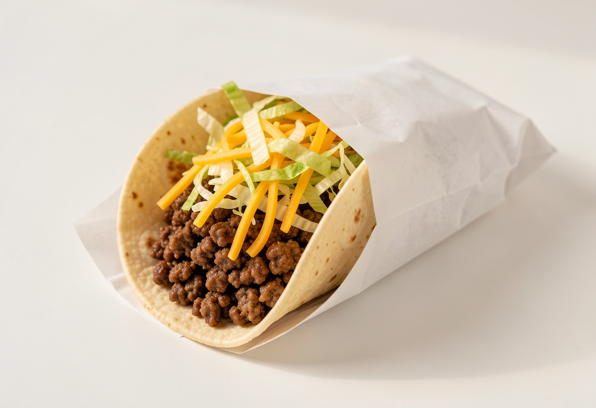 Taco Casa Regular Beef Taco