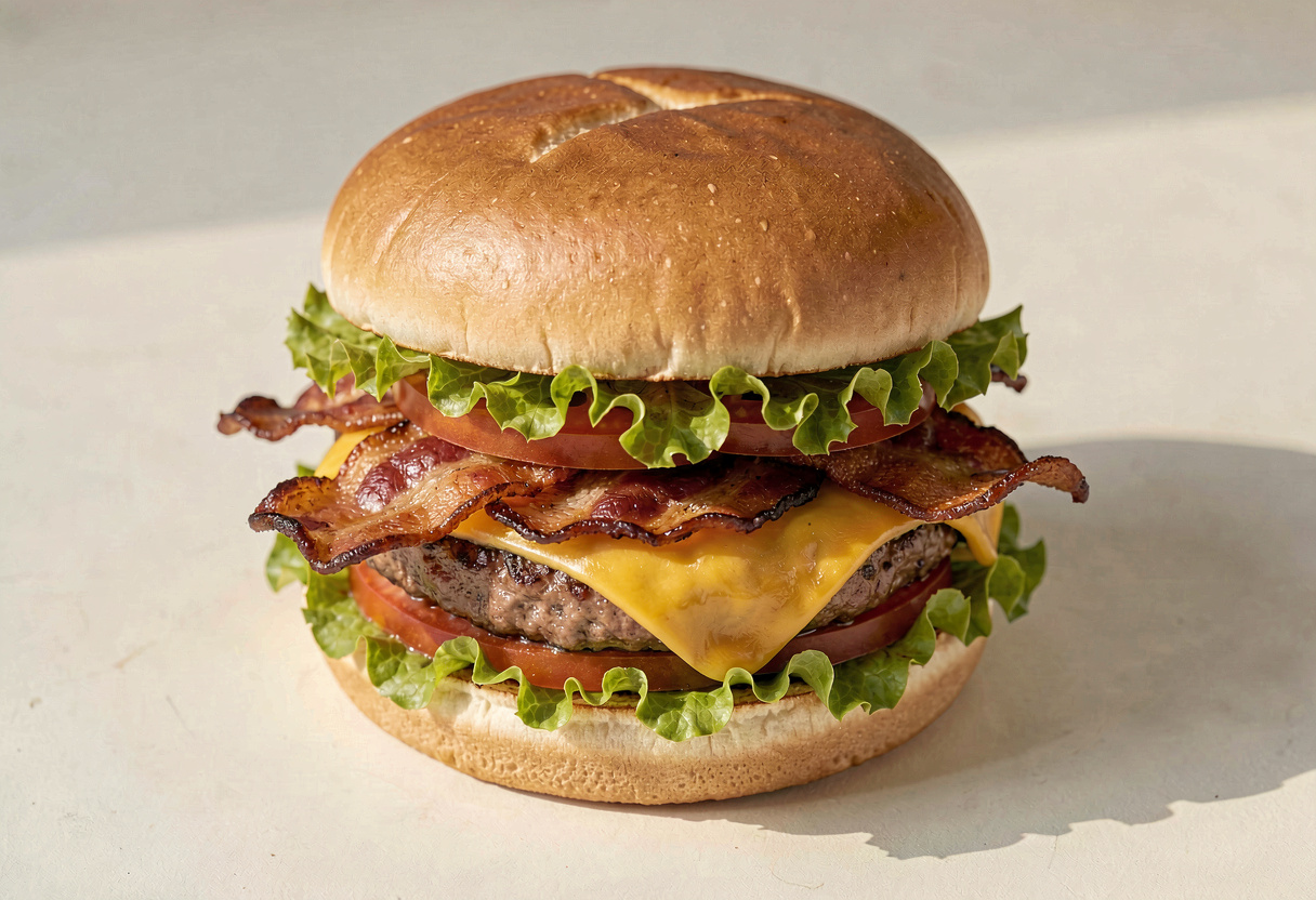 Wendy's Jr. Bacon Cheeseburger