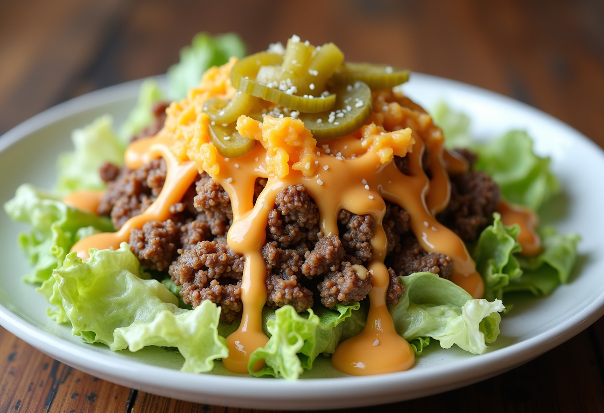 Keto Big Mac Salad