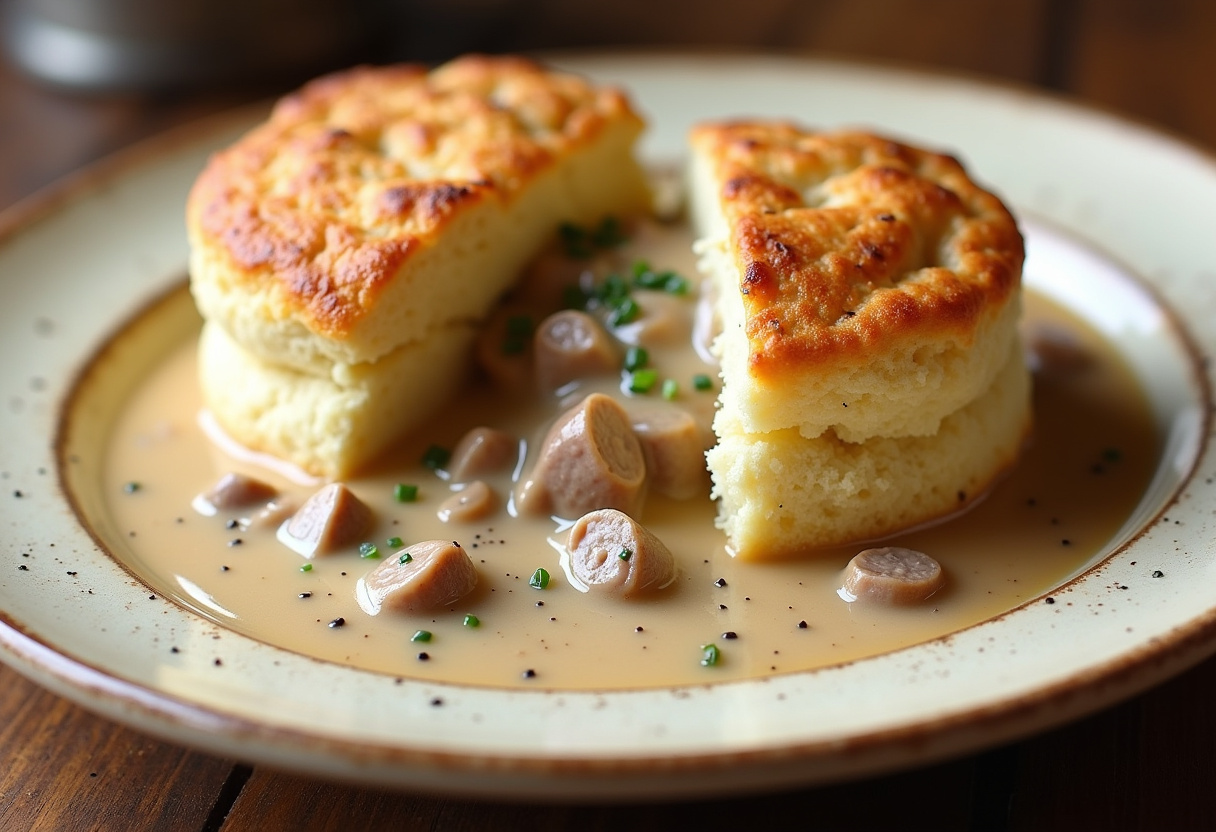 Keto Biscuits And Gravy