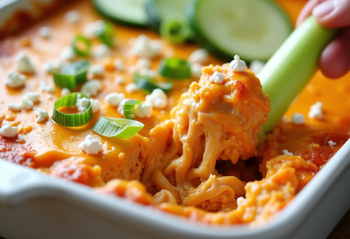 Keto Buffalo Chicken Dip