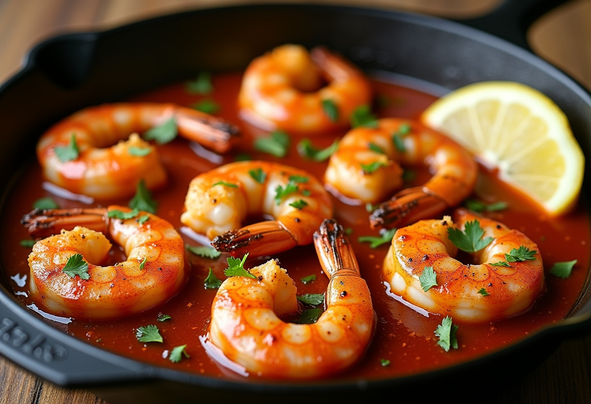 Keto Cajun Shrimp