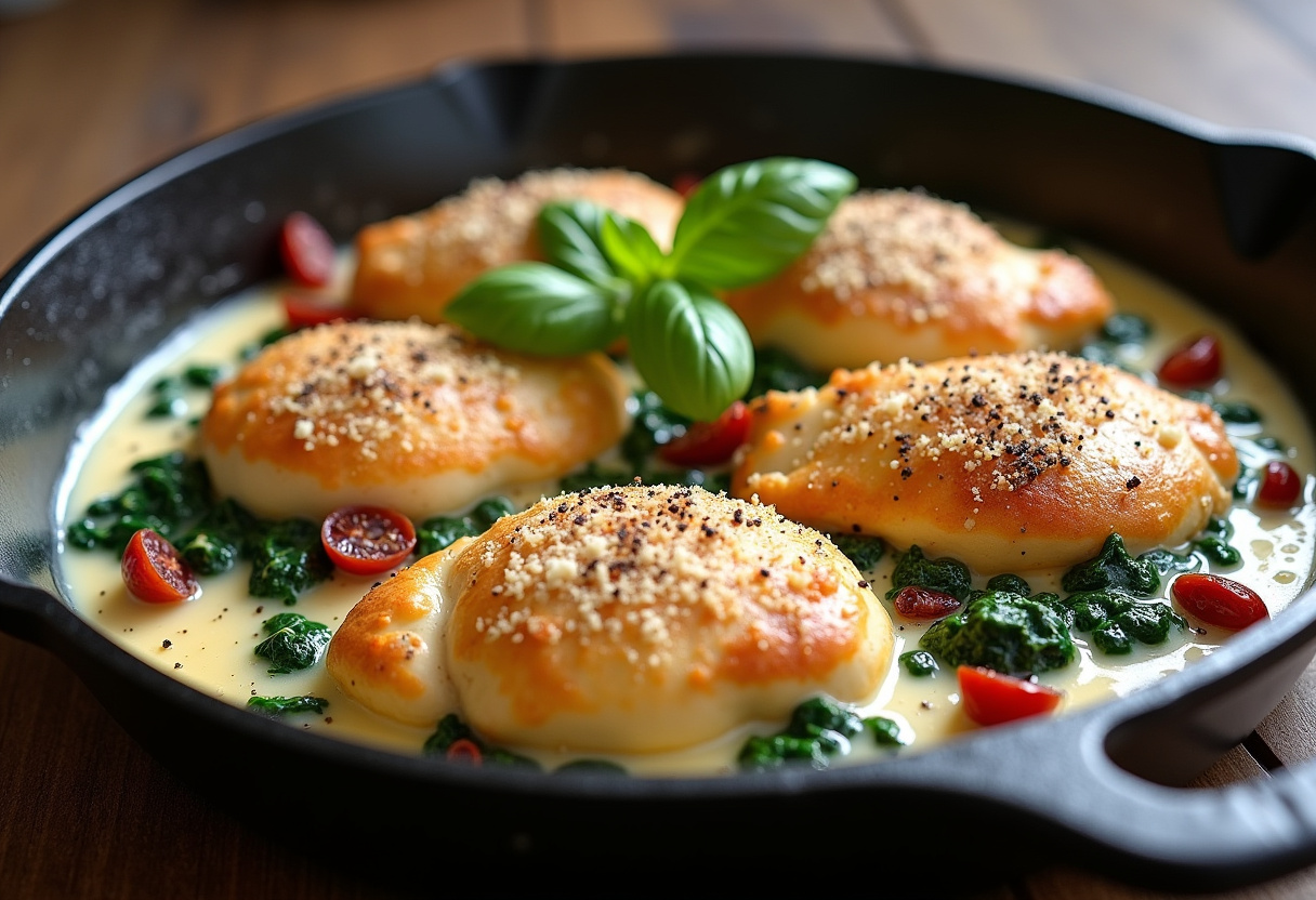 Keto Chicken Florentine