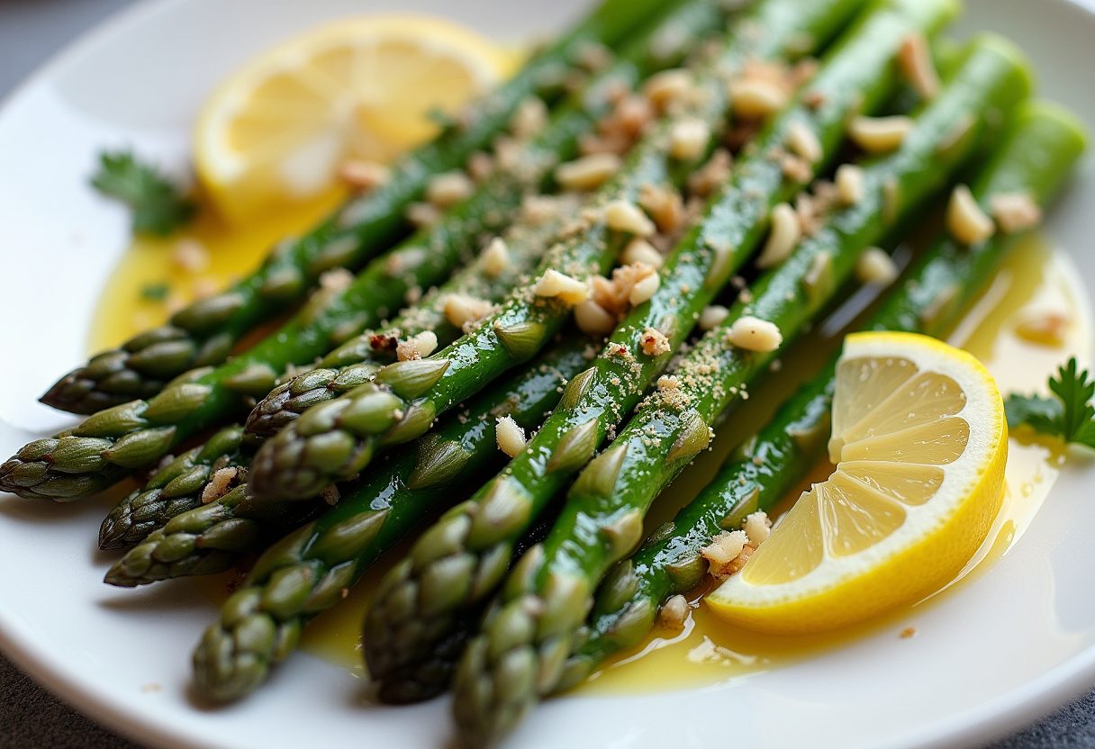 Keto Garlic Asparagus