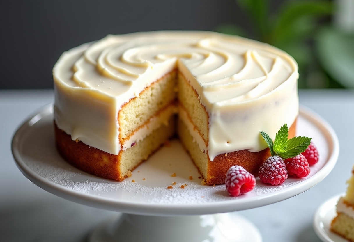 Keto Vanilla Cake